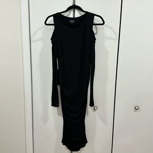 Bebe cold shoulder dress